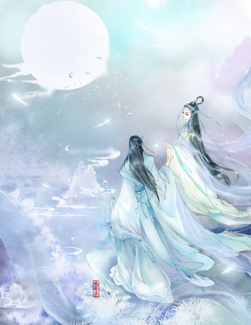 古风情侣作者鸦青染