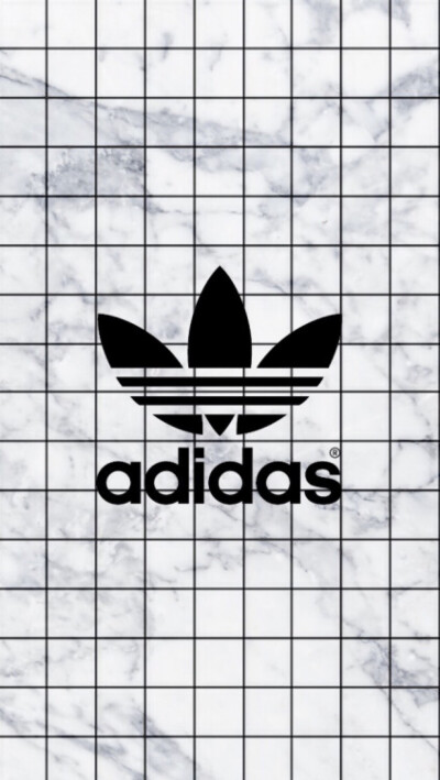 Adidas 大理石 格子 壁纸