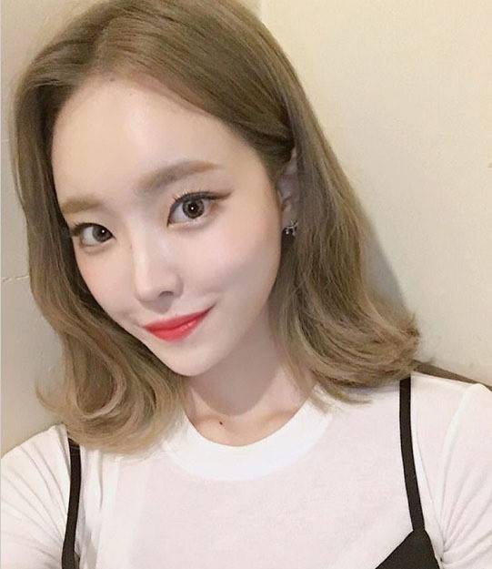 短发 锁骨发 及肩发 染发 头像