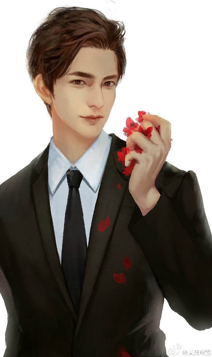 #微微一笑很倾城# #杨洋# NO.4……简直不会画现代装……残念啊……