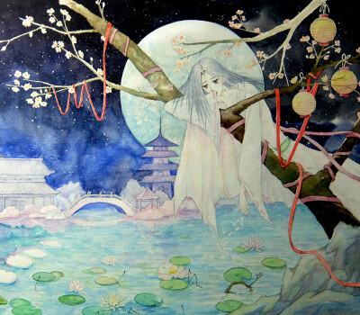 〔 古风插画 〕作者' 雨湿空城 °