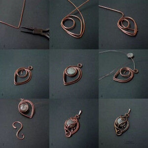 ♡ Wire jewelry 欧美绕线 首饰手工教程 ♡ 