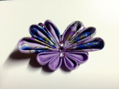 和风发饰·蝴蝶·紫