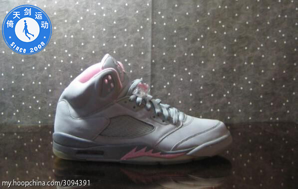 公司货 Air Jordan 5 Retro AJ5 乔5 绝版灰粉 313551-061