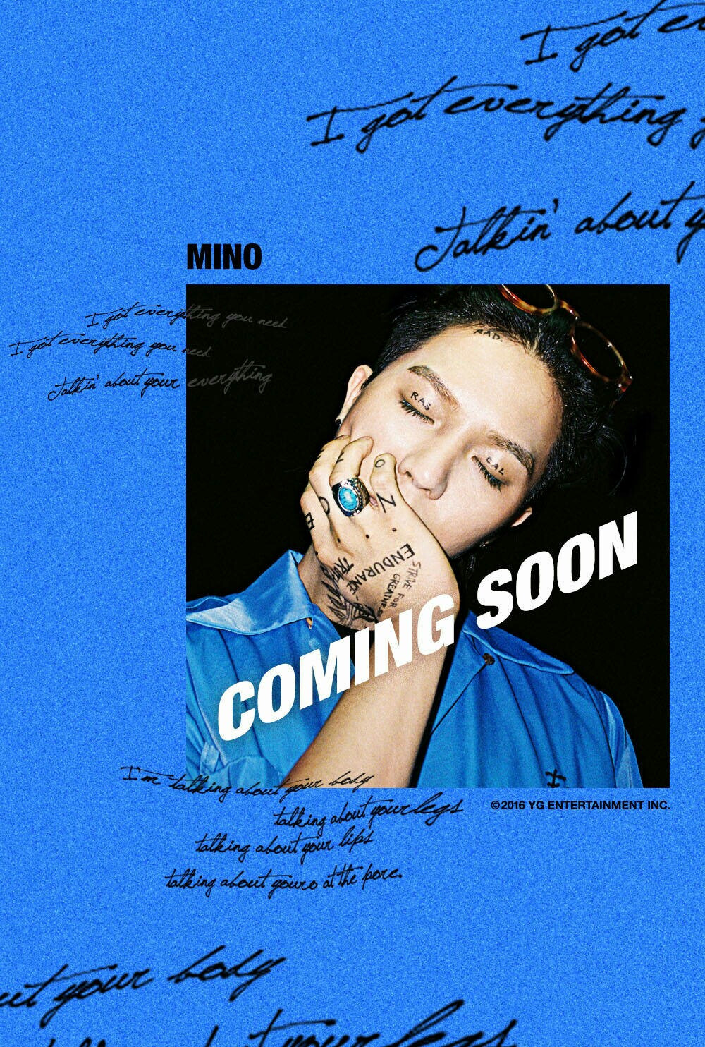 蓝色壁纸 WINNER MINO 