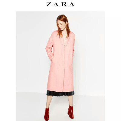 ZARA 女装 手工羊毛大衣 04070222620