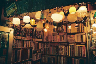 关于书店与图书书本的唯美小清新图片