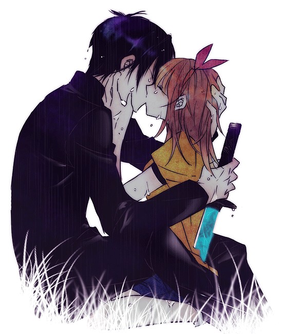 吻不一定是喜悦的也是伤感的但绝对是爱着的