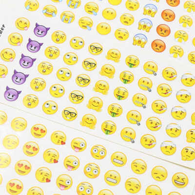 12张！Emoji表情贴纸 苹果横版含新表情翻白眼含660个迷你小表情