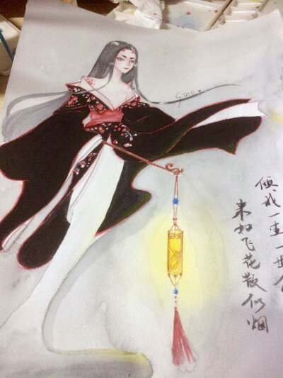 强调：是模仿大神作品的