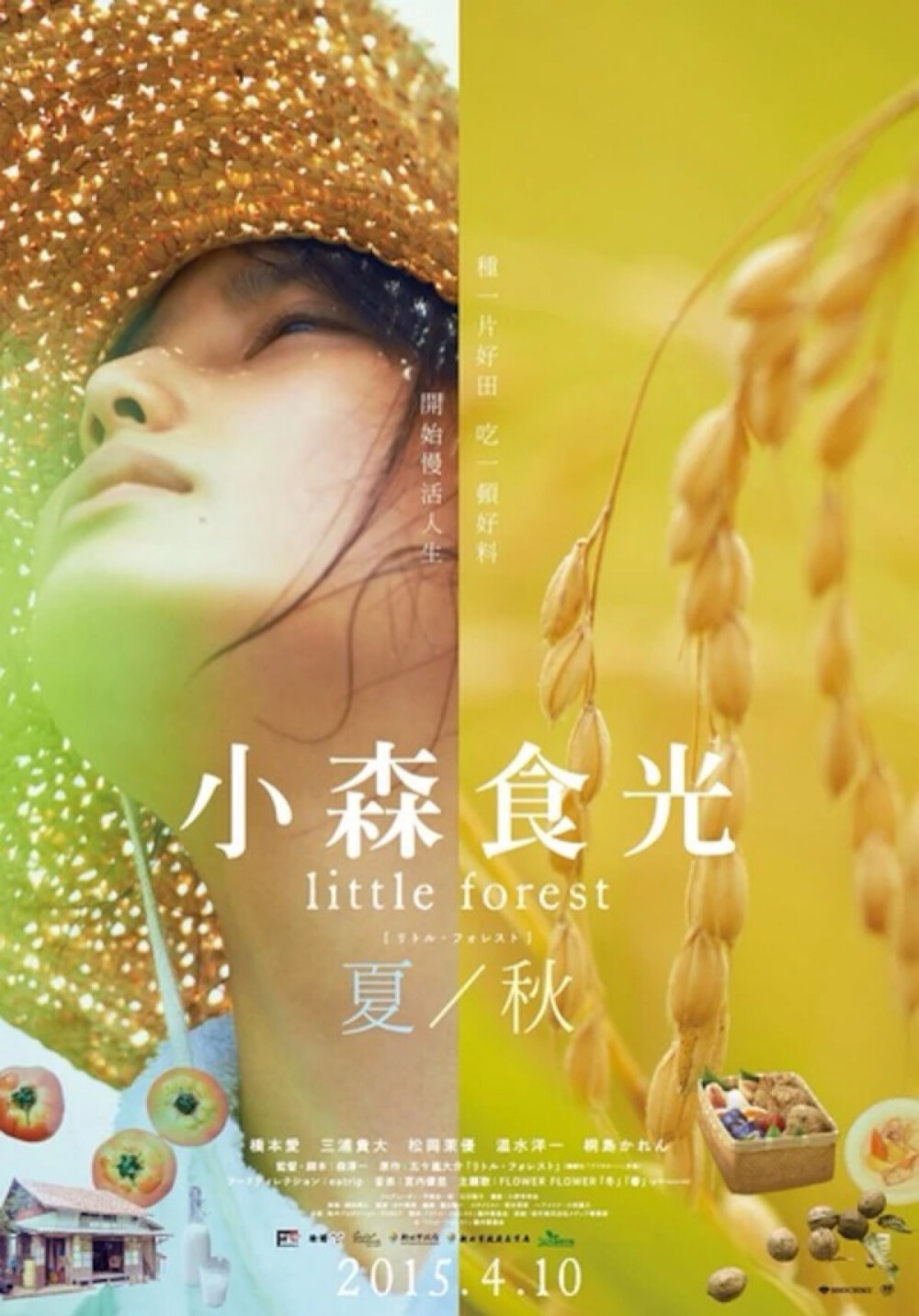 2016.09.11 Little Forest《小森林》安静 乡村 食材 劳作。直到看到这部电影，才明白了妈妈对土地的爱恋之深沉浓厚。果腹蔽体御寒美化安身富足，只要你耕作于土地上，它常常会满足你。自给自足，安然的生长。茂盛属于夏天。