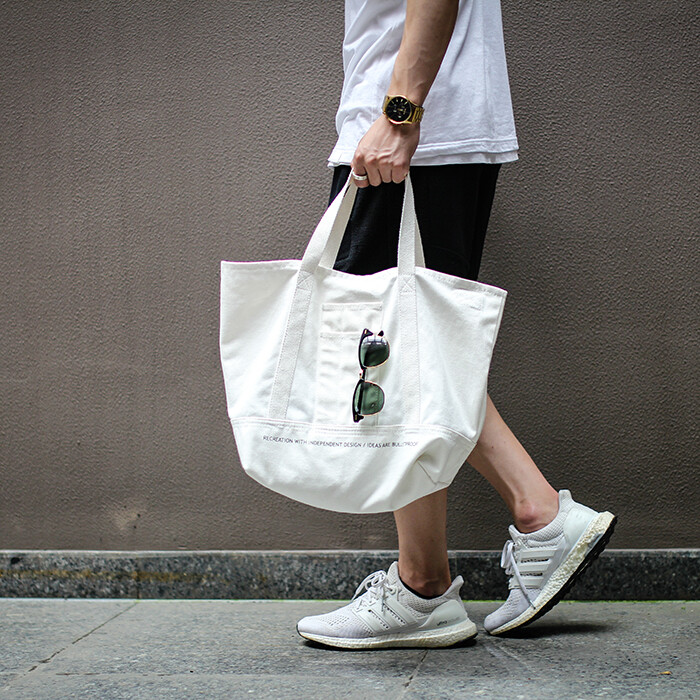 MOSTWANTEDLAB最高通缉 2WAY Canvas Tote Bag 帆布托特包