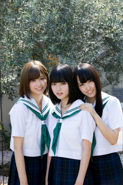 #平手友梨奈# #渡邉理佐# #菅井友香# #欅坂46# Visual Web Young Sunday 2016.09.07 Issue -