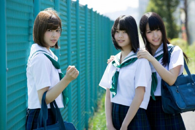 #平手友梨奈# #渡邉理佐# #菅井友香# #欅坂46# Visual Web Young Sunday 2016.09.07 Issue -