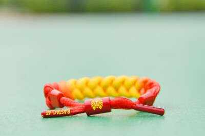 Rastaclat 美国鞋带手链 限定 CHINA OLYMPICS 红黄渐变 鞋带手链