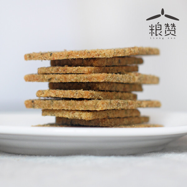 粮赞海苔米脆丨海苔条饼零食早餐海苔饼干咸味糕点儿童即食180g