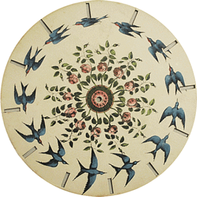 19世纪 ，比利时的物理学家Joseph Plateau根据视觉滞留原理，发明了可以呈现动态图像的装置“ 费纳奇镜 ”，这是被认为动画的最早雏形。丨图片由波士顿艺术家Richard Balzer和洛杉矶的动画设计师Brain Duffy共同完成…