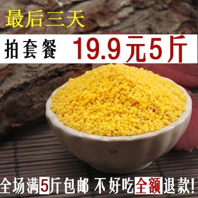 黄小米 小黄米 农家自种新米农家小米黄山东小米月子米包邮250g