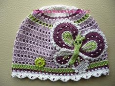 crochet spring hat ~ free pattern