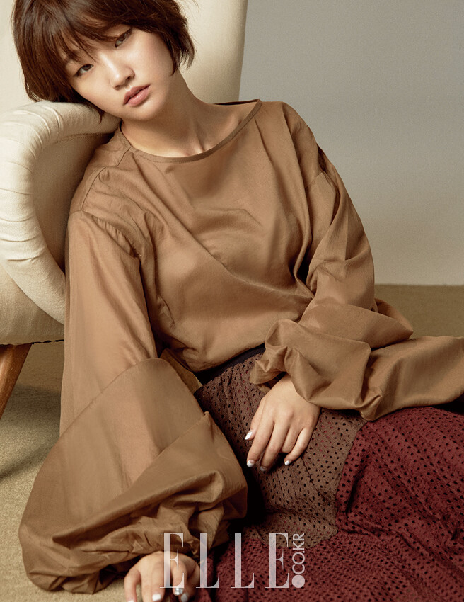 朴素丹 elle korea