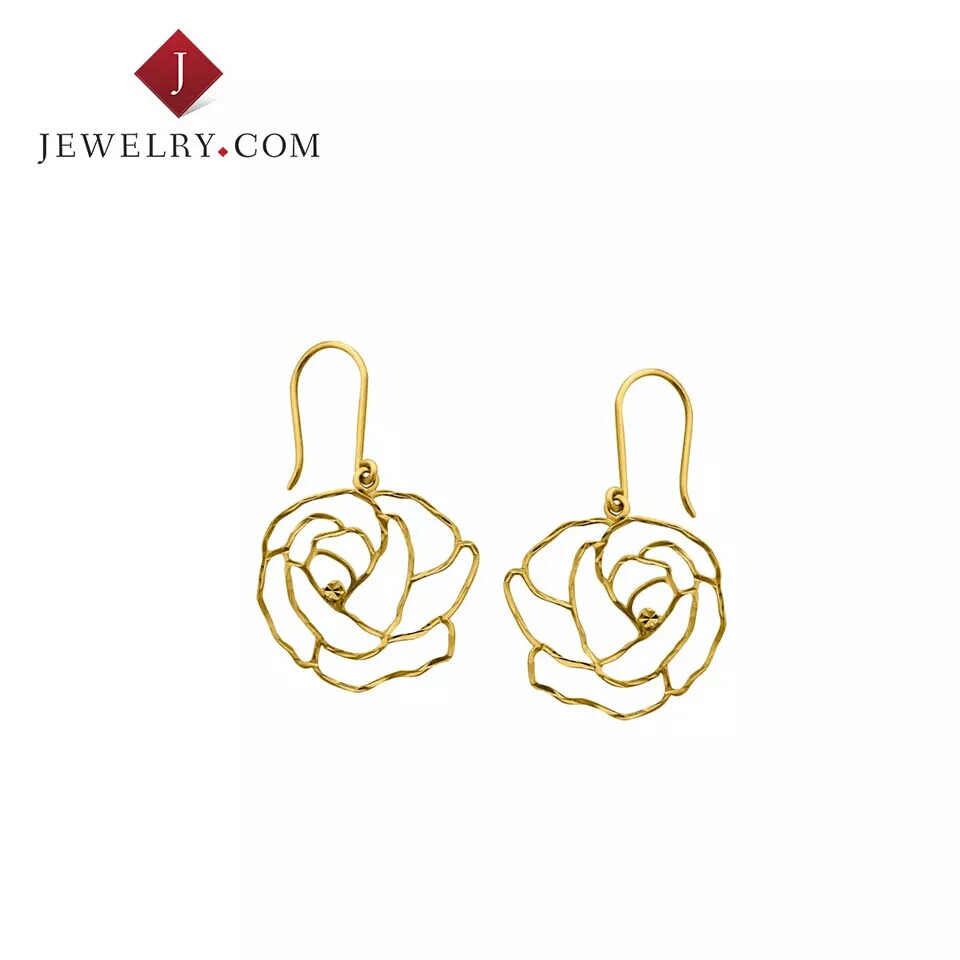 Jewelry.com 10K金耳环