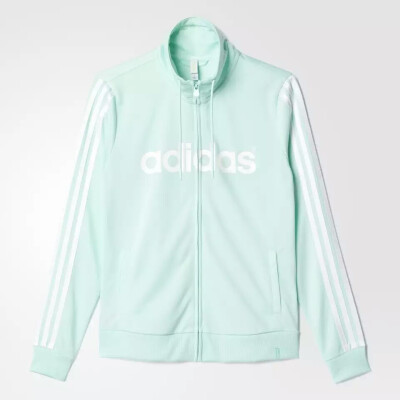 adidas 阿迪达斯 neo 女子 运动外套 冰晶骑士绿 AZ3848