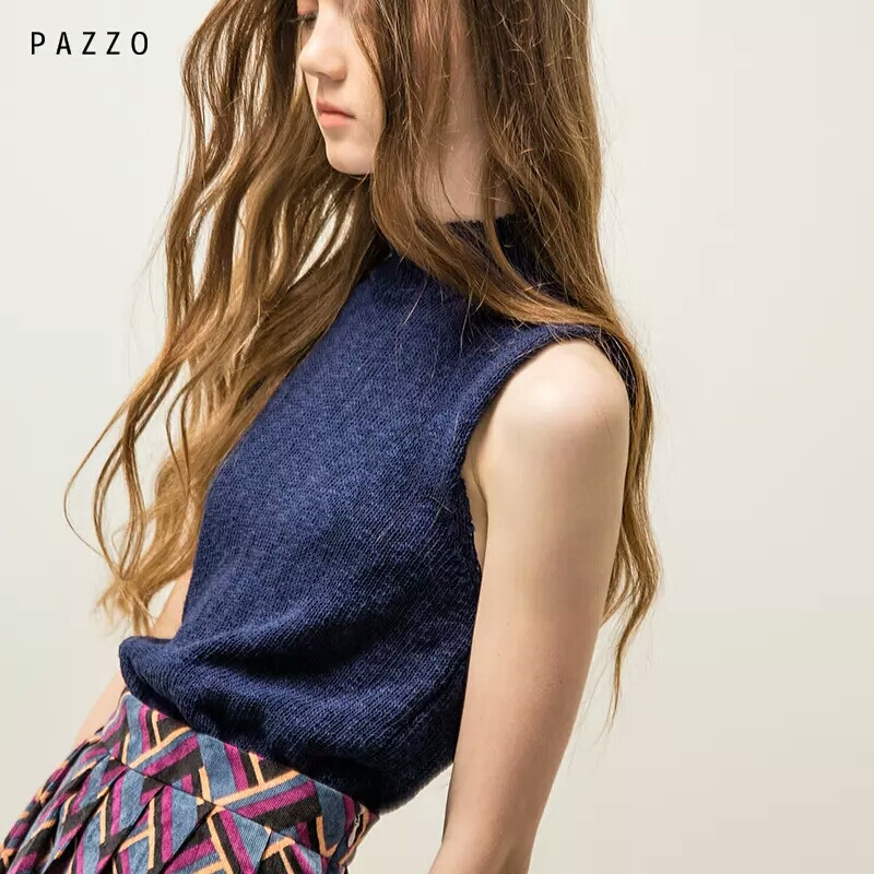 │PAZZO│URBAN P40002788 CHIC LADY 小高领针织背心