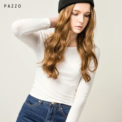 │PAZZO│URBAN P40002763 MIT 后交叉短版上衣