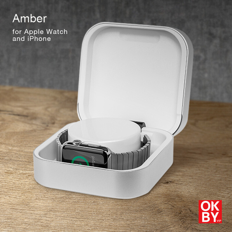 Amber琥珀Apple watch苹果手表移动充电盒iWatch充电器充电宝