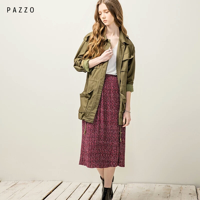 │PAZZO│URBAN P40002637 BOY STYLE 口袋军装外套