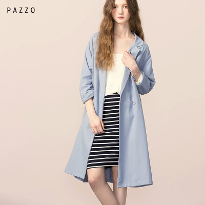 │PAZZO│SWEET P40002104 TRENDY LOOK例落翻领大衣