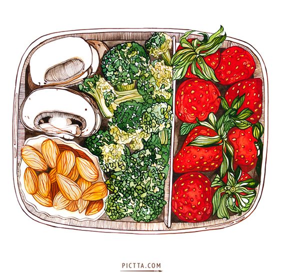 食品插画 