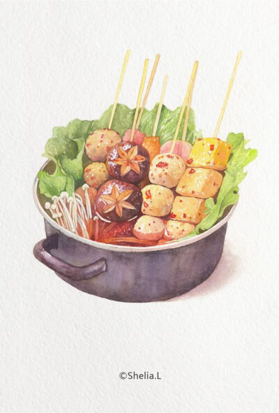 食品插画