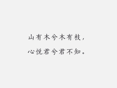 每日一诗#古风
《越人歌》
佚名·先秦