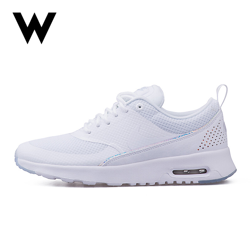 NIKE耐克 AIR MAX THEA WMNS 小白鞋 全白女子慢跑鞋 616723104