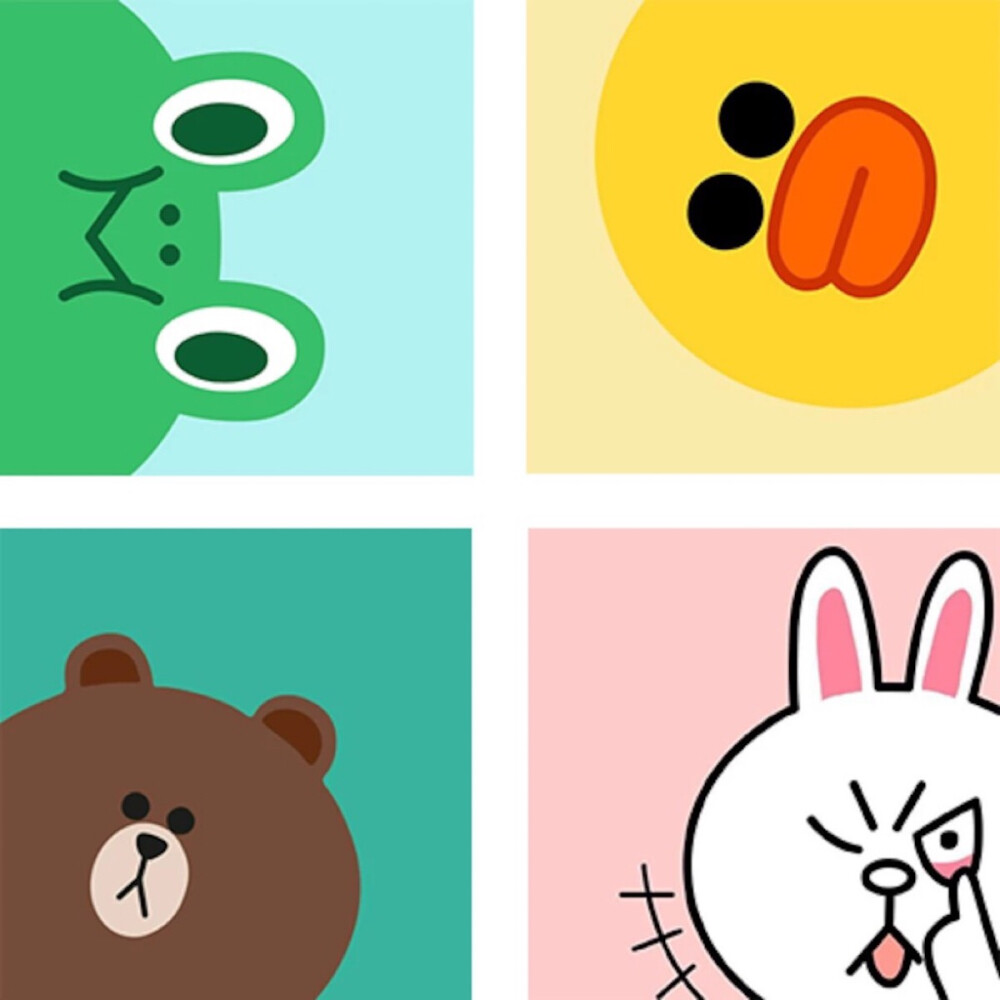 Line Friends 布朗熊 ➕ 可妮兔