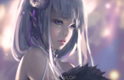 艾蜜莉亚 by wlop