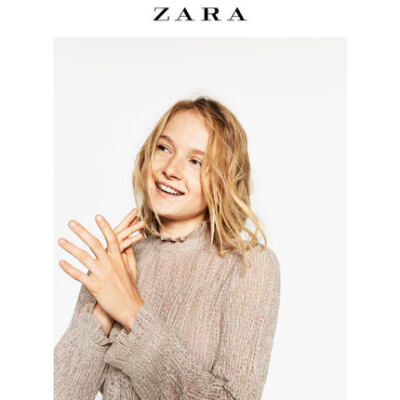 ZARA 女装 高领罩衫 01165240942