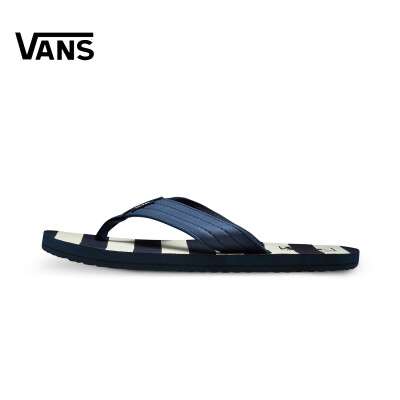 Vans范斯白色深蓝色男款沙滩鞋休闲鞋|VN0004KLIV6