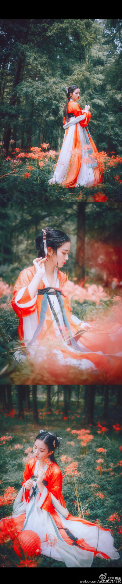 #南京写真# #南京约拍# #汉服摄影# 《蝶恋花》～花开彼岸本无岸，梦中依稀灯火寒。花叶千年不相见，缘尽缘生舞翩迁。服装提供：@司南阁汉服 @司南是南叔 ，发型：@温凉手作_紫薯 ～抄送：@photographer008 @壹日壹图…