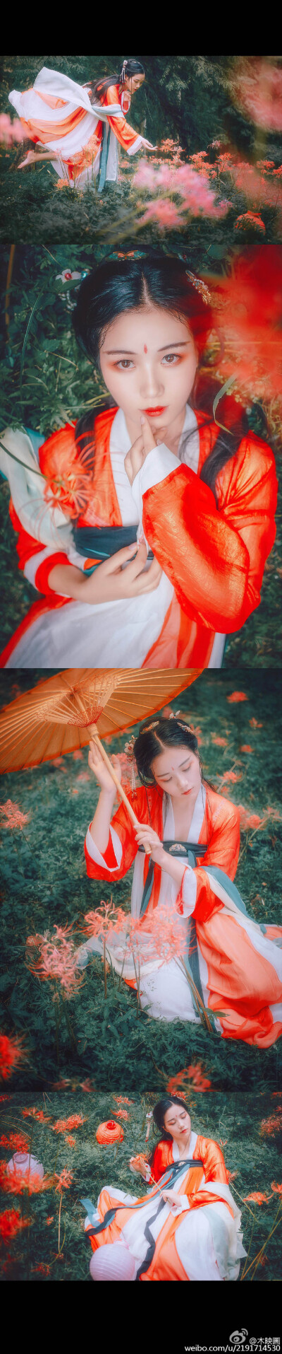 #南京写真# #南京约拍# #汉服摄影# 《蝶恋花》～花开彼岸本无岸，梦中依稀灯火寒。花叶千年不相见，缘尽缘生舞翩迁。服装提供：@司南阁汉服 @司南是南叔 ，发型：@温凉手作_紫薯 ～抄送：@photographer008 @壹日壹图…