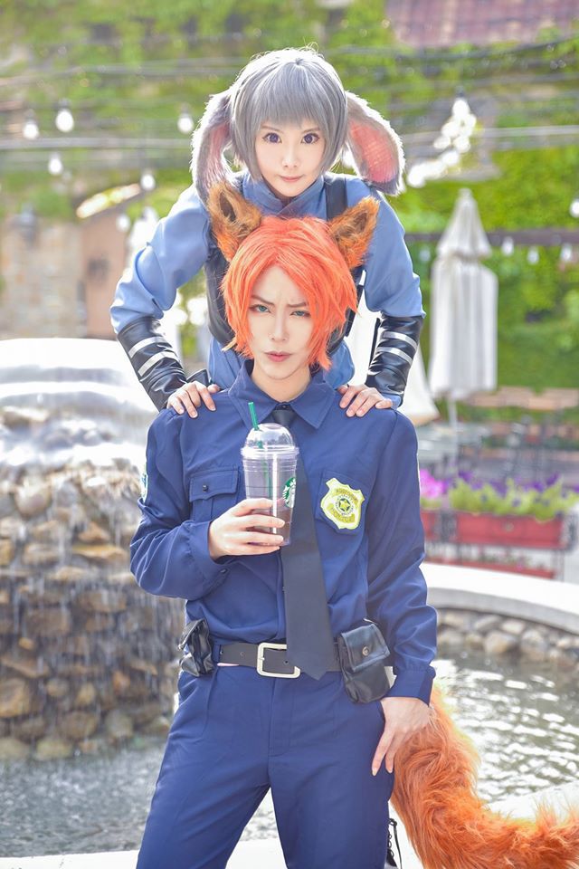 cos疯狂动物城弧尼克兔朱迪cn日月妖