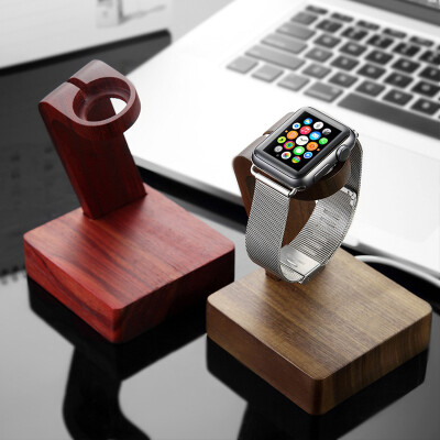 Apple watch实木支架 苹果iwatch手表充电底座充电支架木质充电器