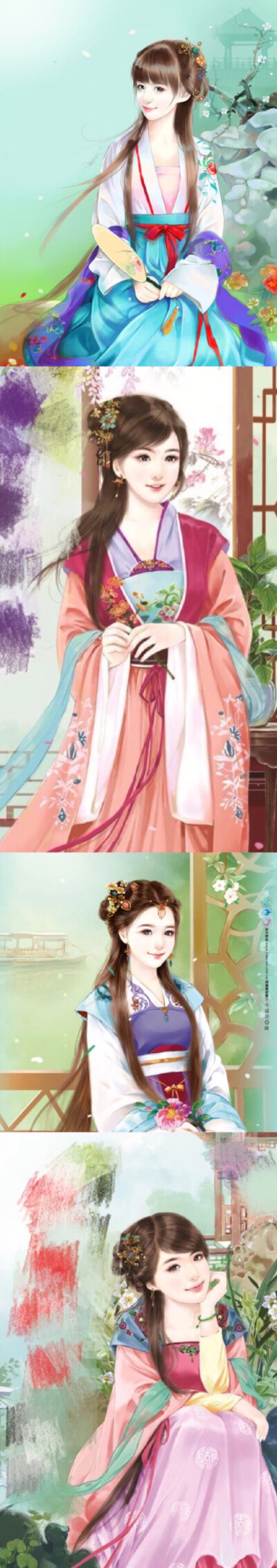 手绘古风美人