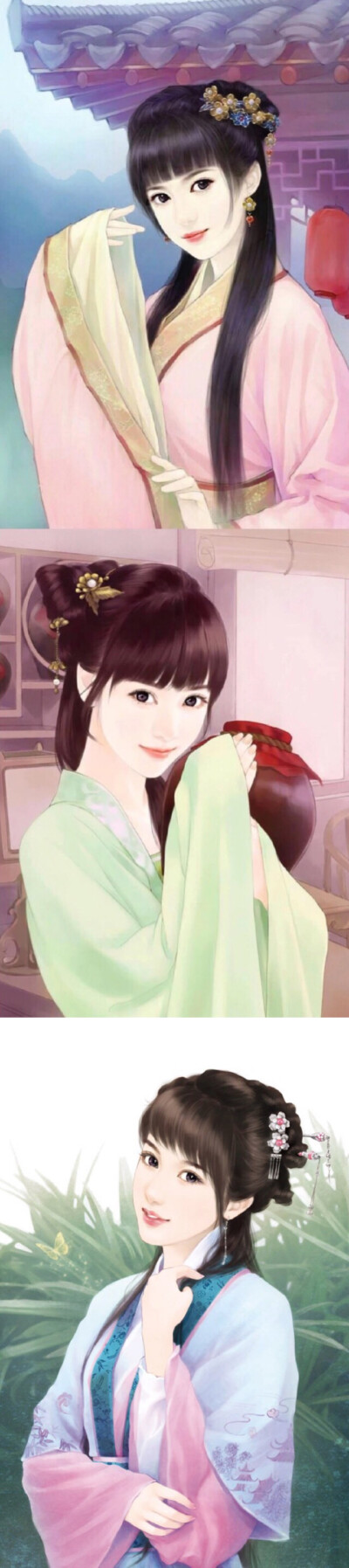 手绘古风美人