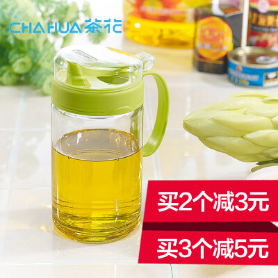 【天天特价】茶花油壶玻璃防漏厨房用品酱油瓶醋瓶醋壶大小号油瓶