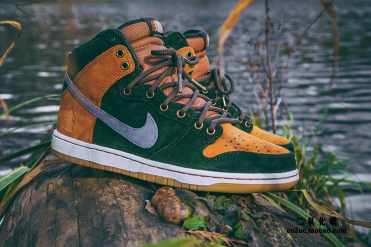 Nike SB Dunk High Premium Homegrown 森林