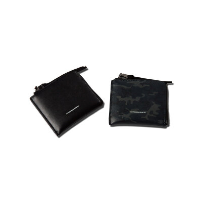 ROARINGWILD 16SS COIN PURSE CCASE 黑色暗迷彩真皮零钱包