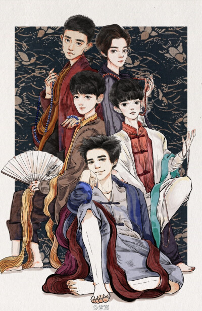 新京城五少。