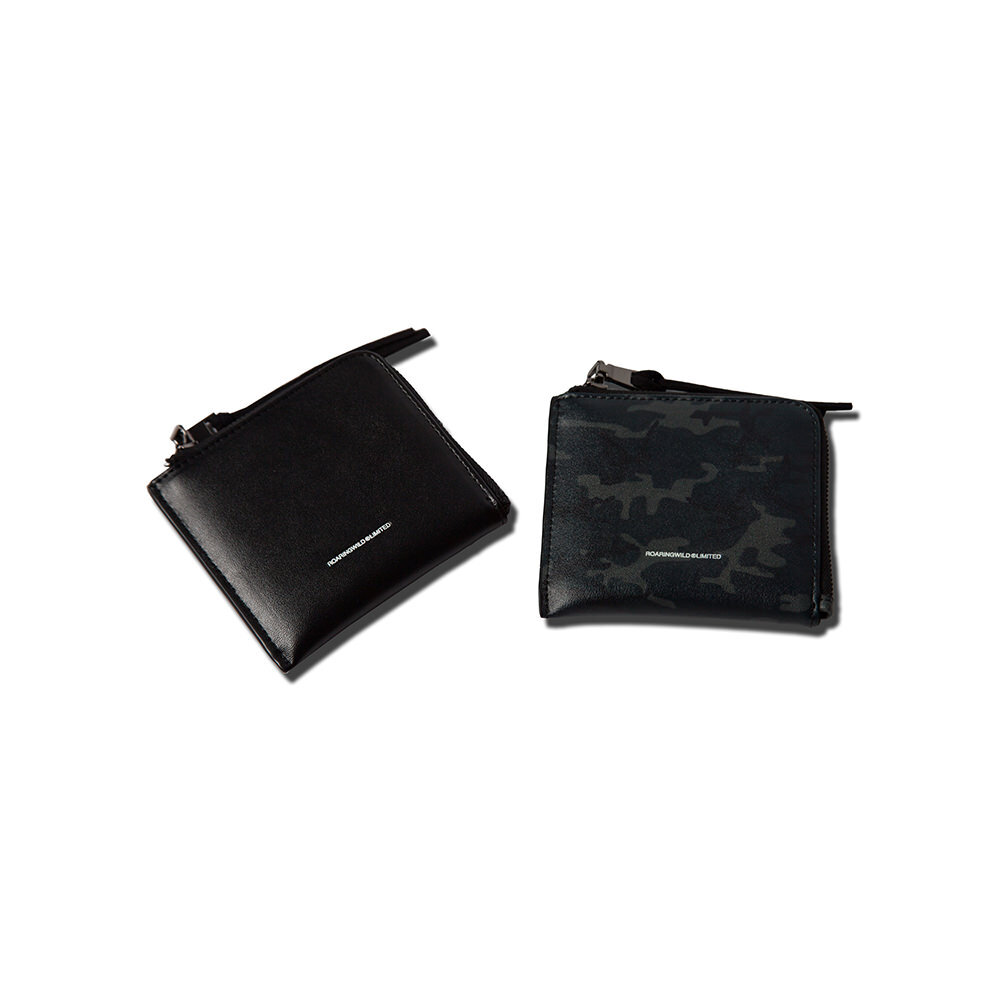 ROARINGWILD 16SS COIN PURSE CCASE 黑色暗迷彩真皮零钱包